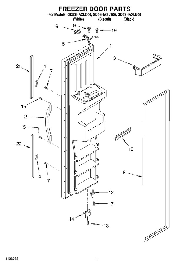 Diagram for GD5SHAXLT00