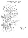 Diagram for 03 - Refrigerator Shelf Parts