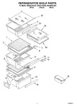 Diagram for 03 - Refrigerator Shelf Parts