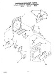 Diagram for 08 - Dispenser Front Parts