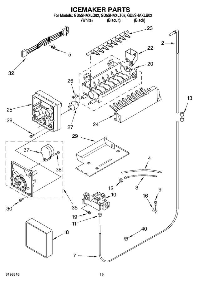 Diagram for GD5SHAXLB02