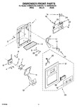 Diagram for 08 - Dispenser Front Parts