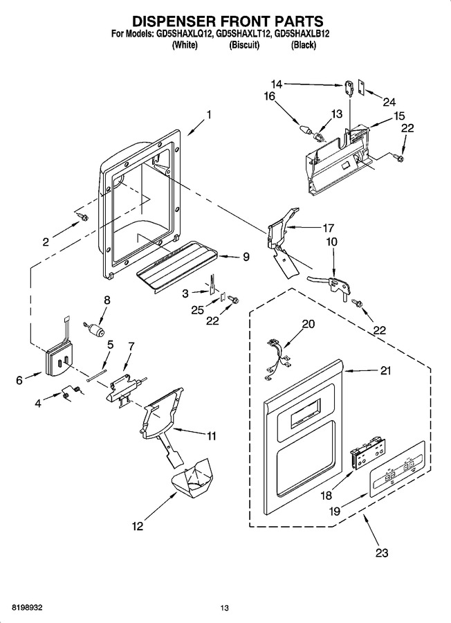 Diagram for GD5SHAXLT12