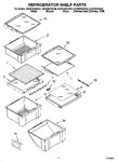 Diagram for 03 - Refrigerator Shelf Parts