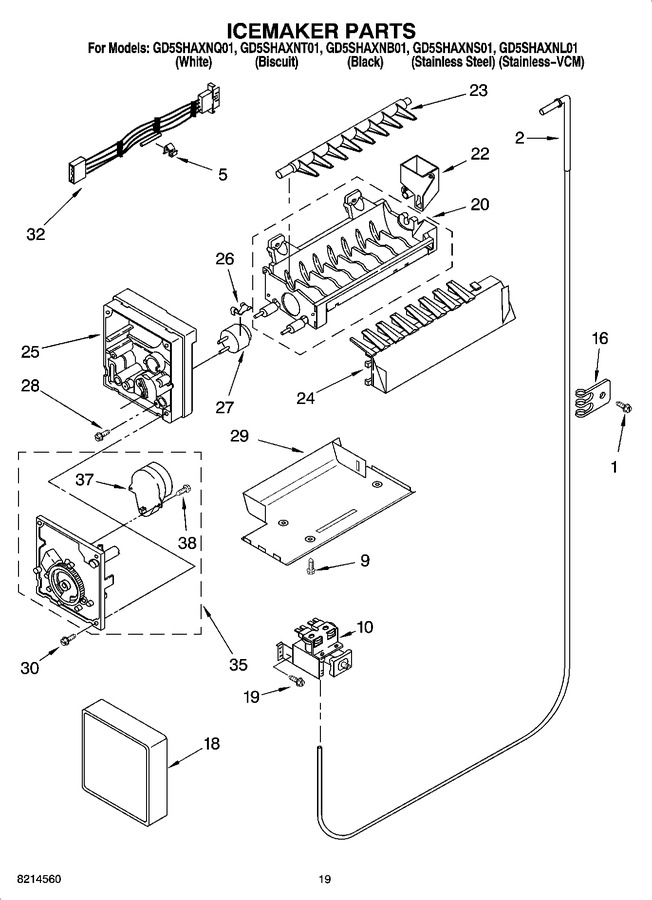 Diagram for GD5SHAXNB01