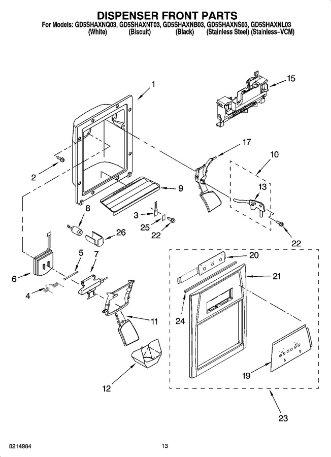 Diagram for GD5SHAXNB03