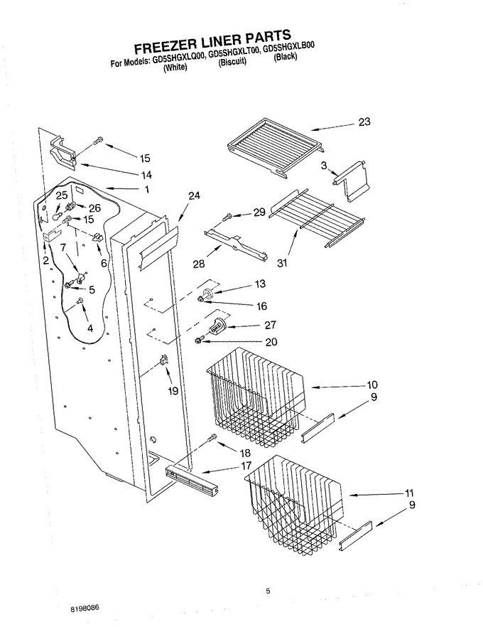 Diagram for GD5SHGXLB00