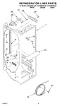 Diagram for 02 - Refrigerator Liner Parts