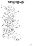 Diagram for 03 - Refrigerator Shelf Parts