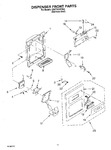 Diagram for 08 - Dispenser Front