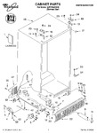 Diagram for 01 - Cabinet Parts