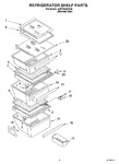 Diagram for 03 - Refrigerator Shelf Parts