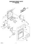 Diagram for 08 - Dispenser Front Parts