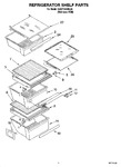 Diagram for 03 - Refrigerator Shelf Parts