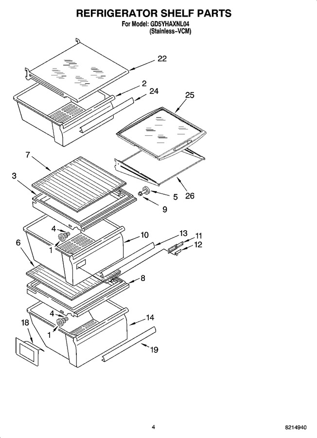 Diagram for GD5YHAXNL04