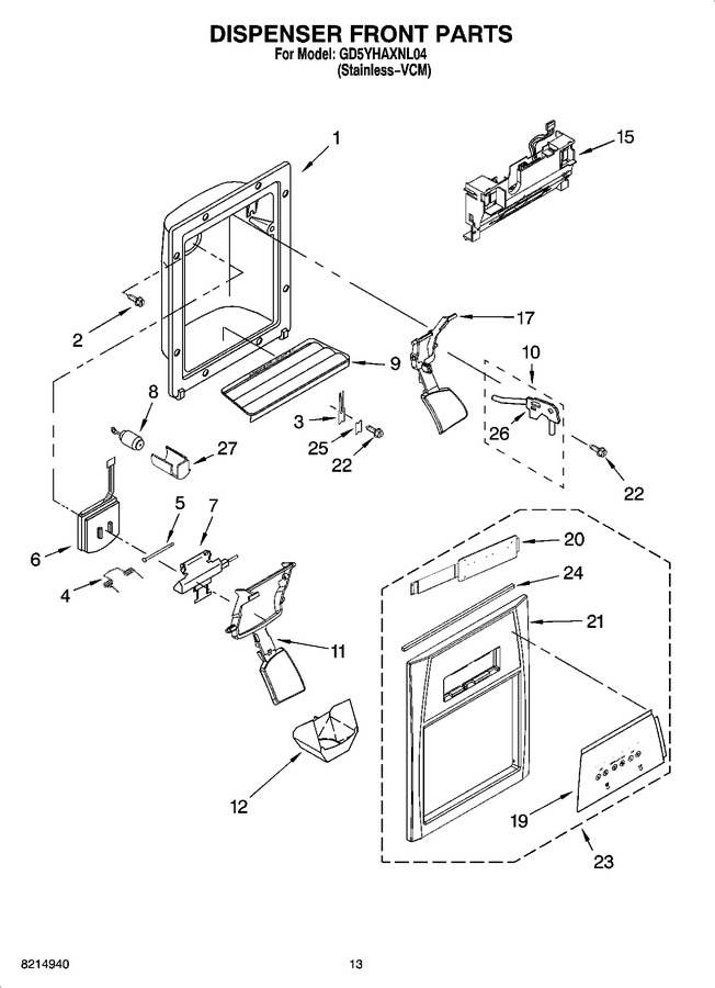 Diagram for GD5YHAXNL04