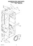 Diagram for 02 - Refrigerator Liner Parts