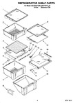 Diagram for 03 - Refrigerator Shelf Parts