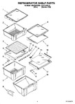 Diagram for 03 - Refrigerator Shelf Parts