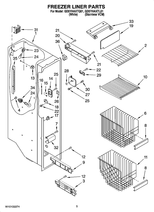 Diagram for GD5YHAXTL01