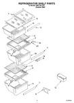 Diagram for 03 - Refrigerator Shelf Parts