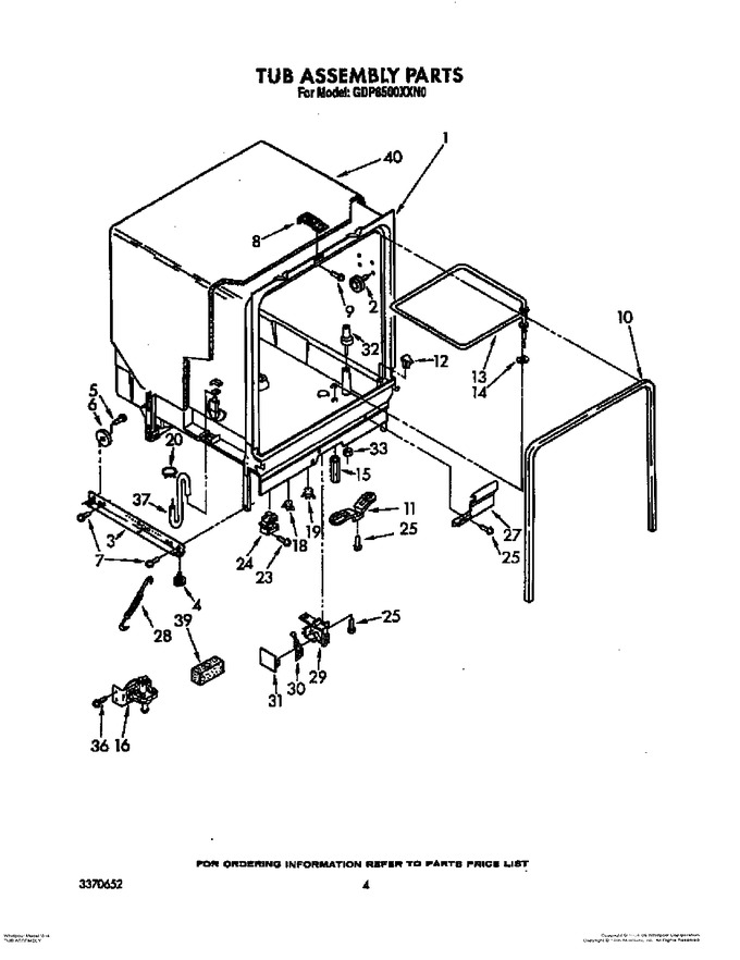 Diagram for GDP8500XXN0