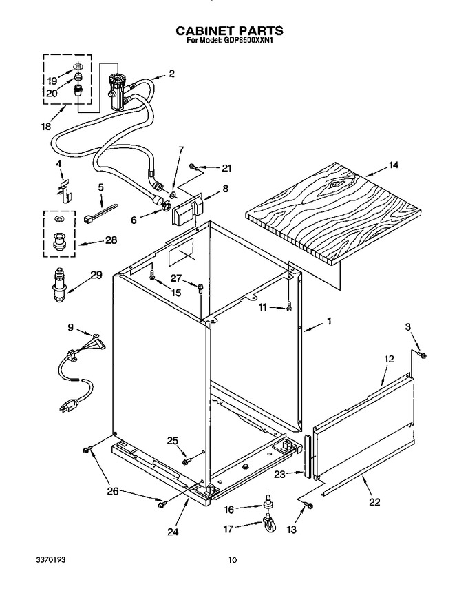 Diagram for GDP8500XXN1