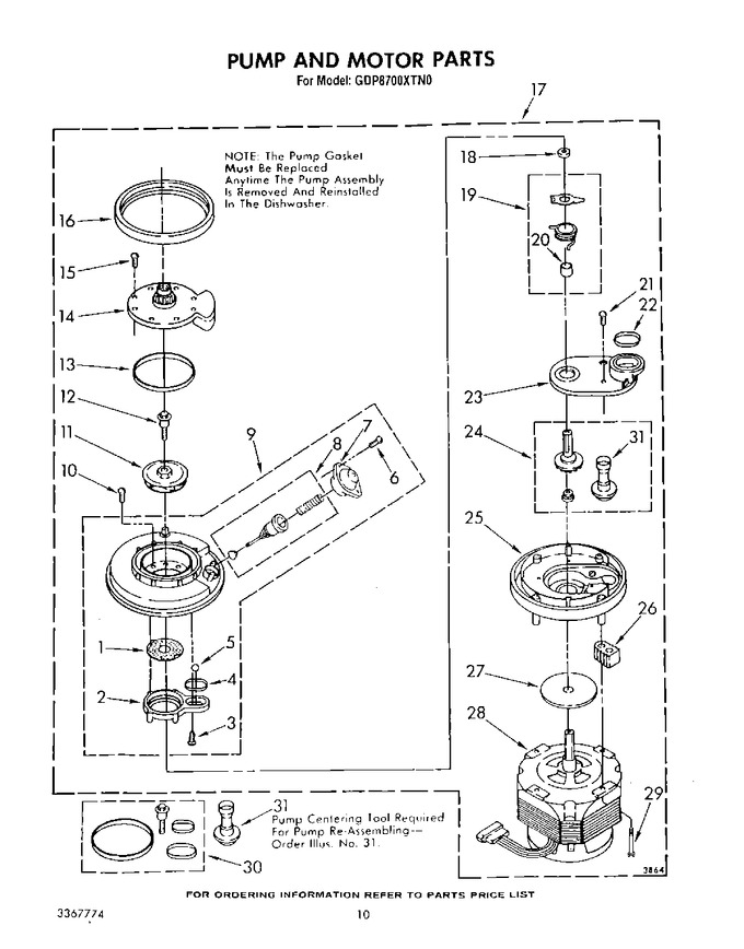 Diagram for GDP8700XTN0