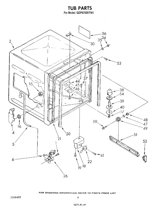 Diagram for GDP8700XTN1