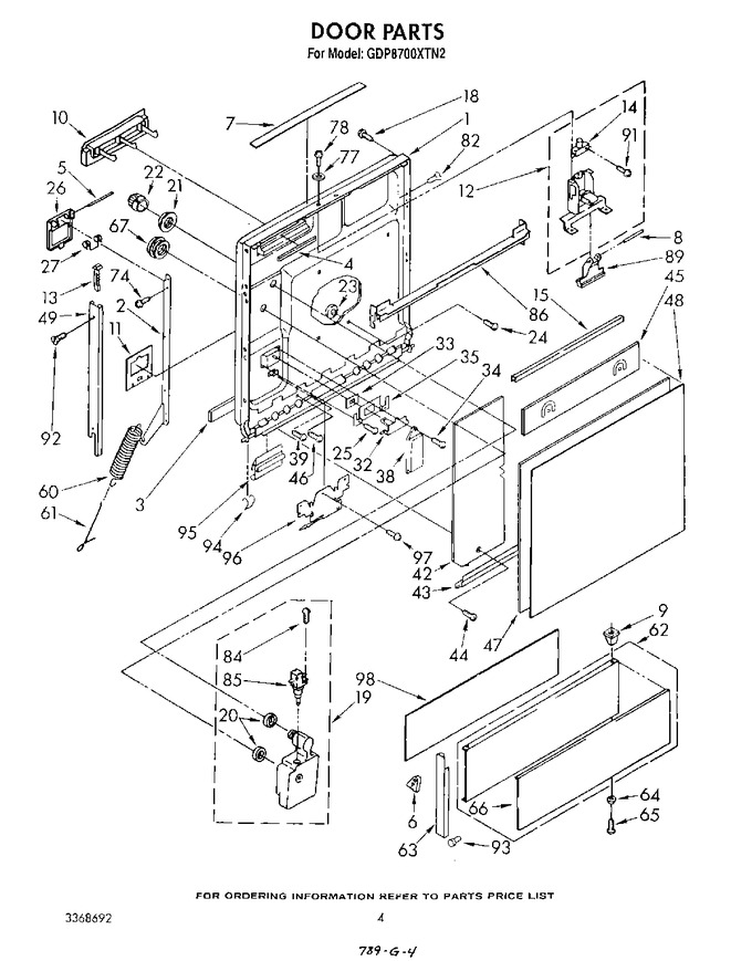 Diagram for GDP8700XTN2