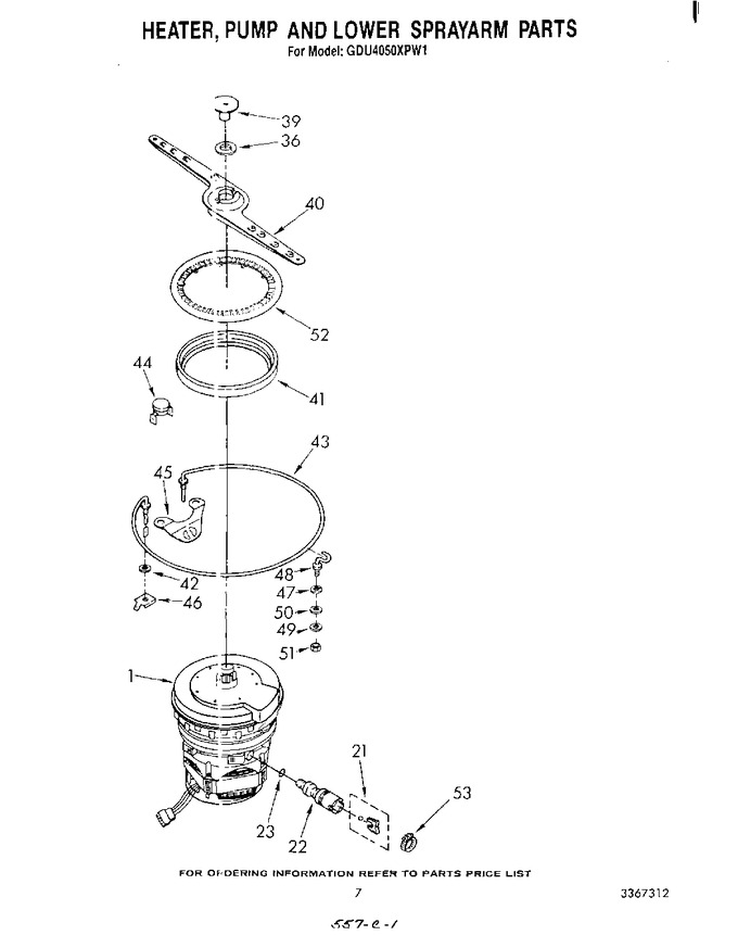 Diagram for GDU4050XPW1