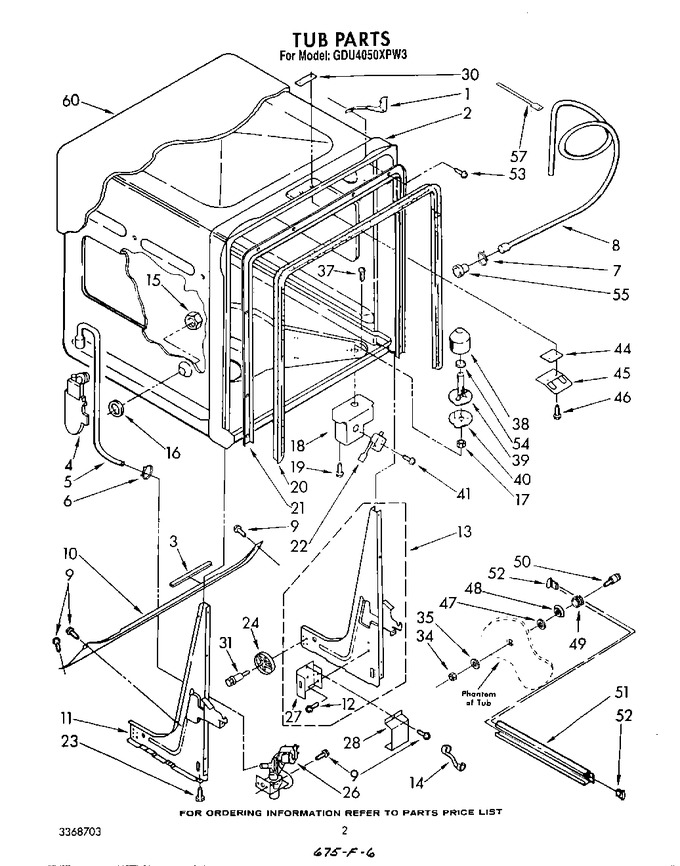 Diagram for GDU4050XPW3