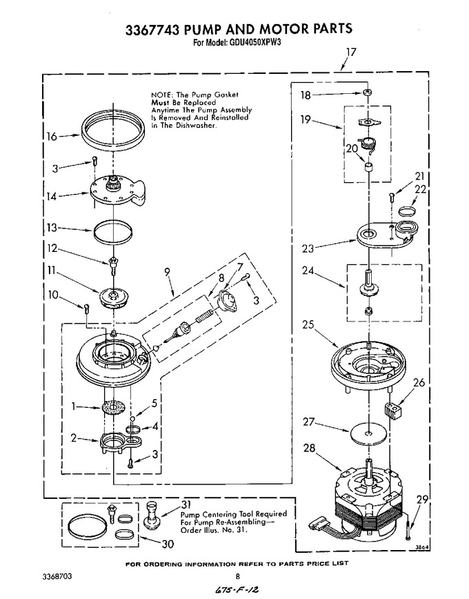 Diagram for GDU4050XPW3