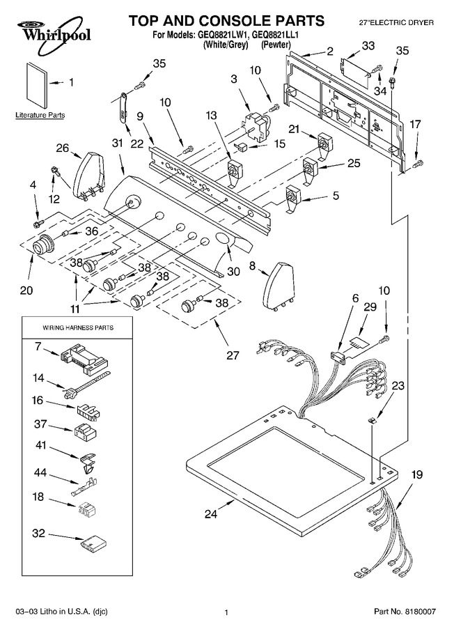 Diagram for GEQ8821LW1