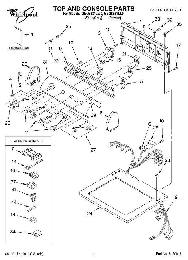 Diagram for GEQ8831LL0