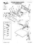 Diagram for 01 - Top And Console Parts