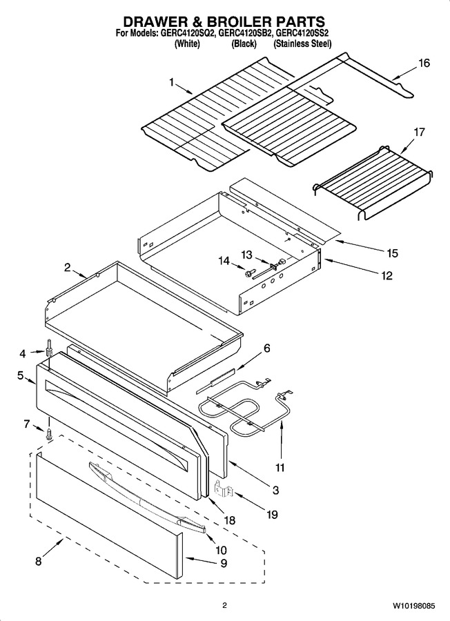 Diagram for GERC4120SB2