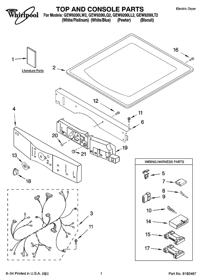 Diagram for GEW9200LQ2