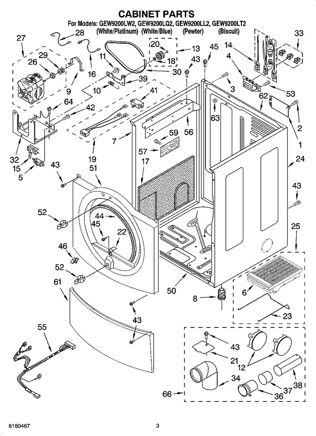 Diagram for GEW9200LW2