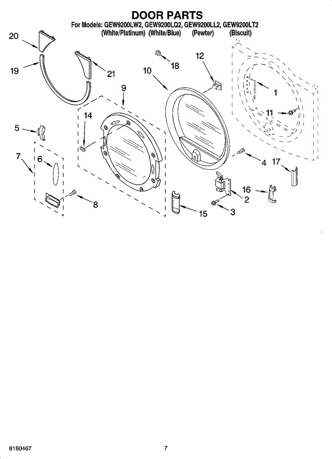 Diagram for GEW9200LW2