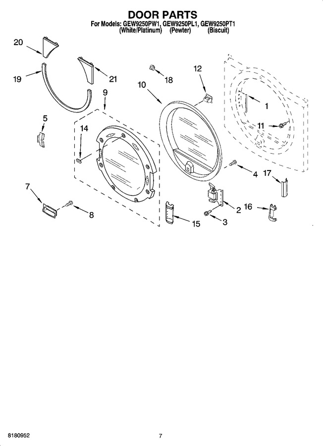 Diagram for GEW9250PT1