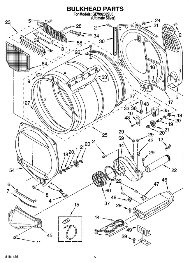 Diagram for GEW9250SU0