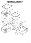 Diagram for 03 - Refrigerator Shelf Parts