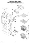 Diagram for 04 - Freezer Liner Parts