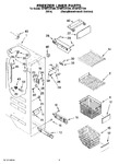 Diagram for 04 - Freezer Liner Parts