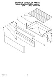 Diagram for 05 - Drawer & Broiler Parts