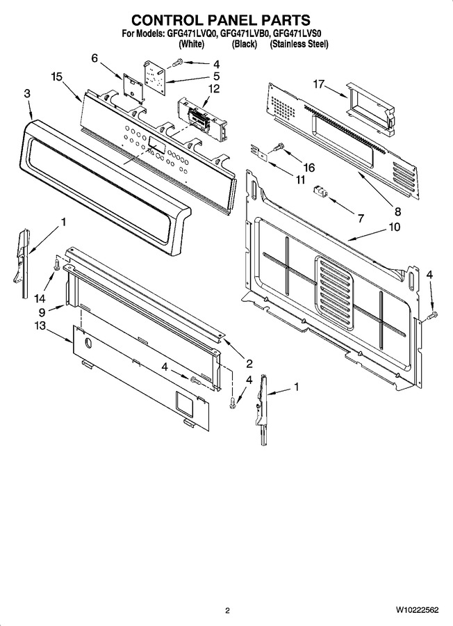 Diagram for GFG471LVS0