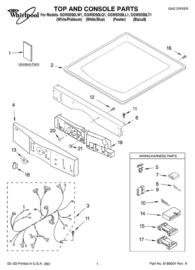 Diagram for GGW9200LQ1