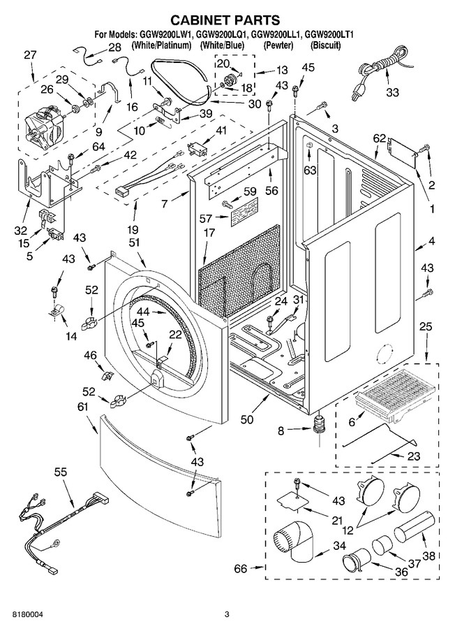 Diagram for GGW9200LT1