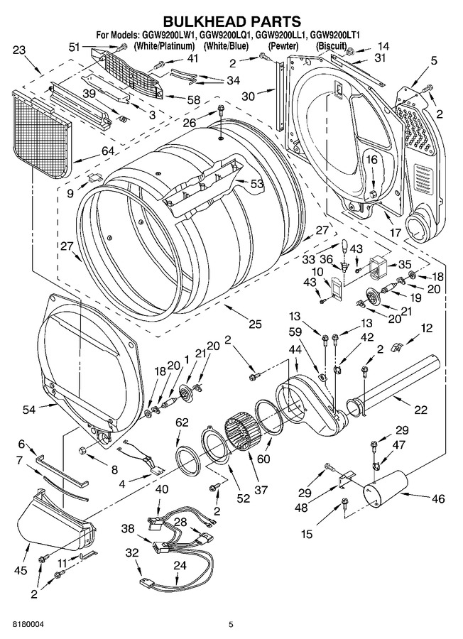 Diagram for GGW9200LW1